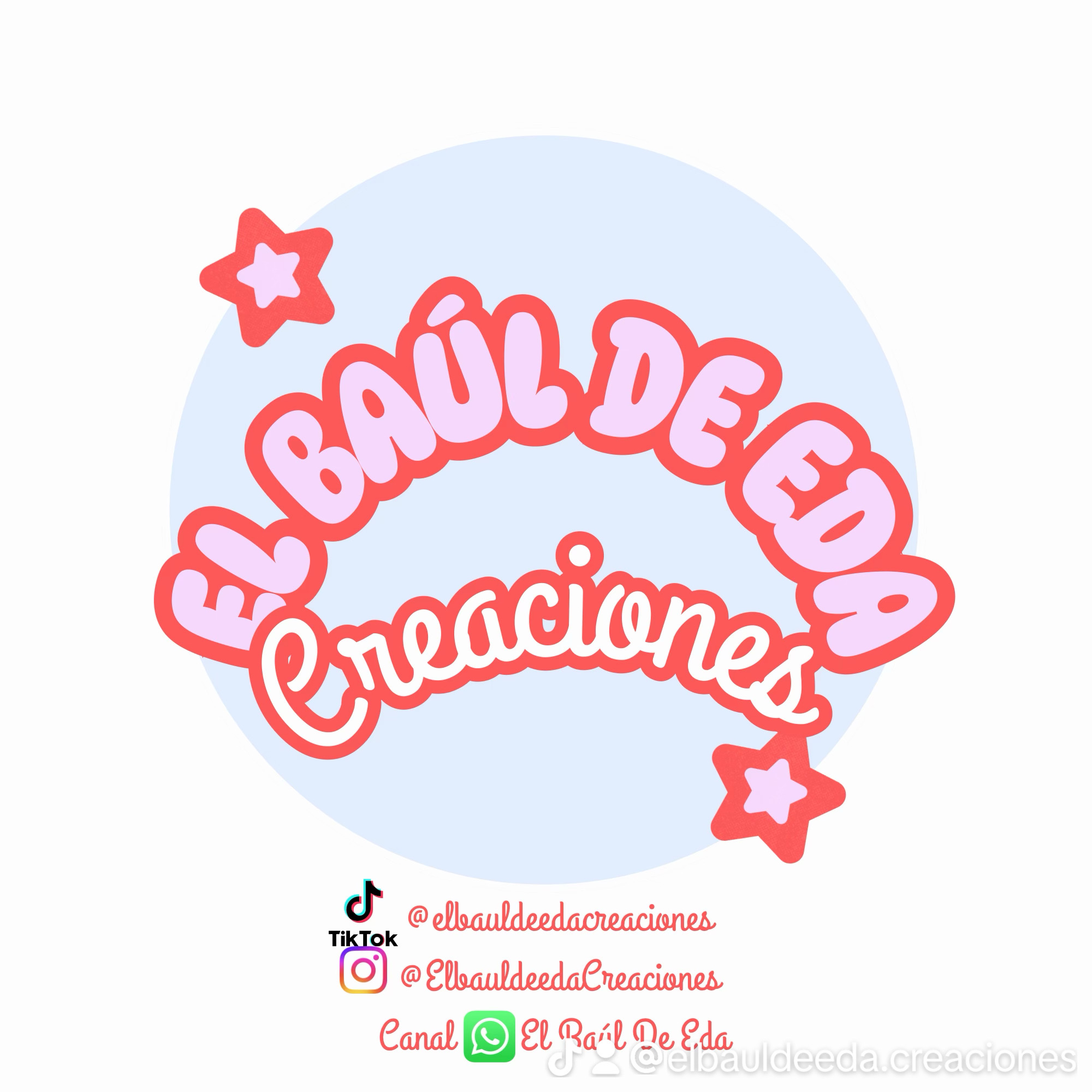Versión secundaria del logotipo de El Baúl de Eda Creaciones